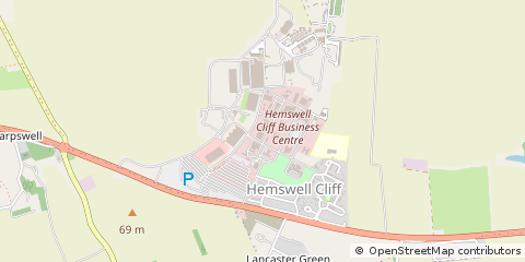 Map of Hemswell Cliff, Gainsborough, Lincolnshire