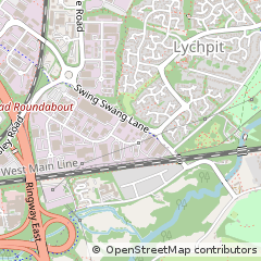 Map of Basingstoke, Hampshire