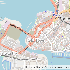 Map of Poole, Dorset