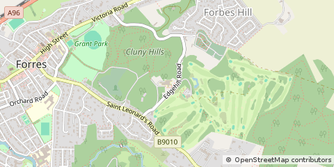 Map of Forres