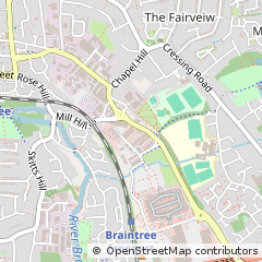 Map of Braintree, Essex