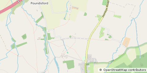 Map of Taunton, Somerset