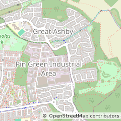Map of Stevenage, Hertfordshire