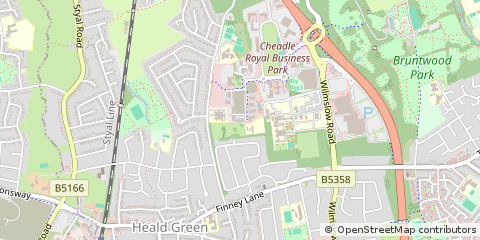 Map of Cheadle