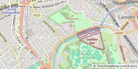 Map of Saint John's Wood, Greater London