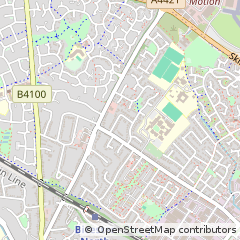 Map of Bicester, Oxfordshire