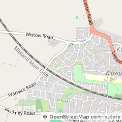 Map of Kibworth Harcourt