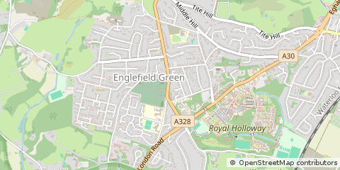Map of Egham