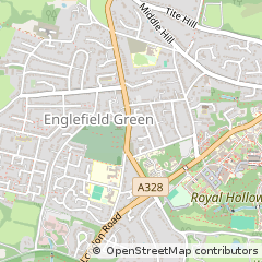 Map of Egham