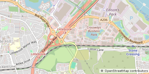 Map of Crayford, London