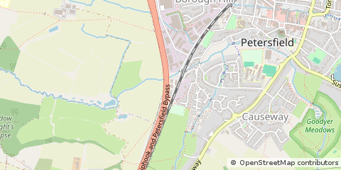 Map of Petersfield, Hampshire
