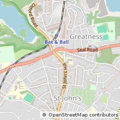 Map of Sevenoaks