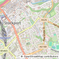 Map of Stockport, Cheshire