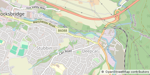 Map of Sheffield