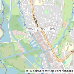 Map of Uxbridge, Middlesex