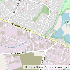Map of Lincoln, Lincolnshire