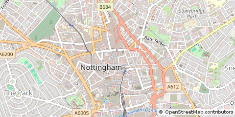 Map of Nottinghamshire