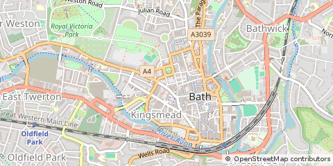 Map of Bath