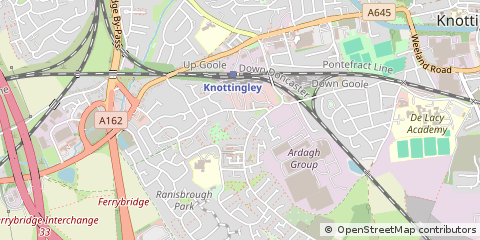 Map of Knottingley
