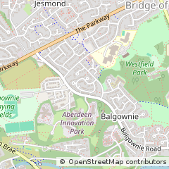 Map of Aberdeen, Aberdeenshire