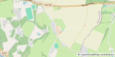 Map of Cockpole Green, Berkshire
