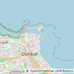 Map of Dunbar, East Lothian