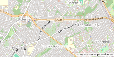 Map of Southampton