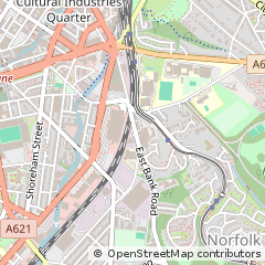 Map of Sheffield