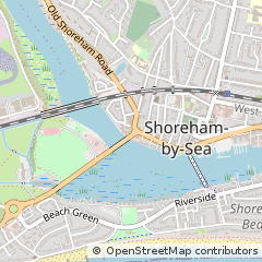 Map of Shoreham-by-SEA, West Sussex