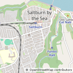 Map of Saltburn-by-the-SEA, Cleveland