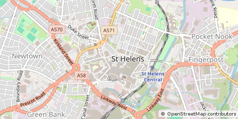 Map of ST. Helens