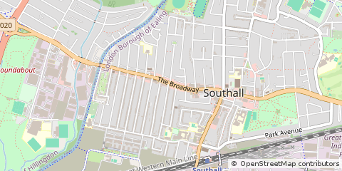 Map of Southall