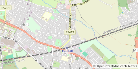 Map of Prescot