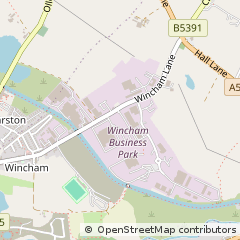 Map of Northwich, Cheshire