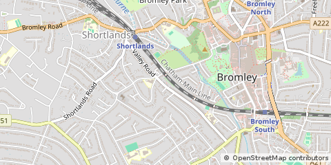 Map of Bromley