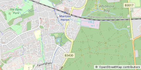 Map of Bracknell, Berkshire