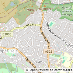Map of Surrey