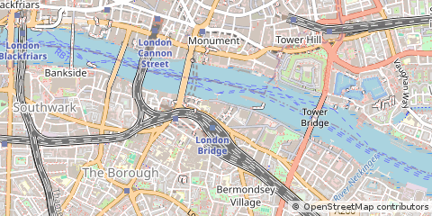 Map of Hays Lane, London Bridge City