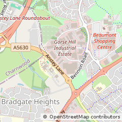 Map of Leicester, Leicestershire