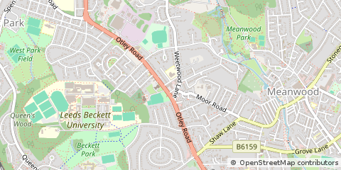 Map of Leeds