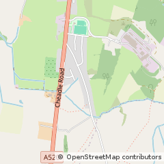 Map of Near Leek, Staffordshire