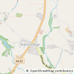Map of Ashover, Derbyshire