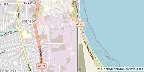 Map of Mainsforth Terrace, Hartlepool