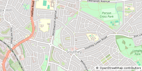 Map of Sheffield