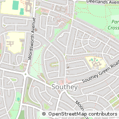 Map of Sheffield