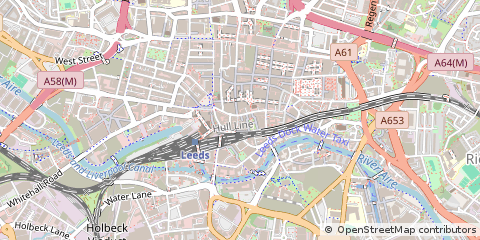Map of Leeds