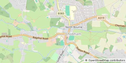 Map of Woking