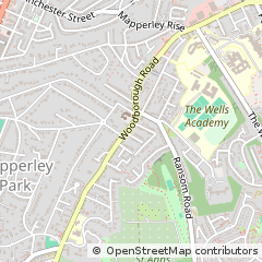Map of Mapperley, Nottingham