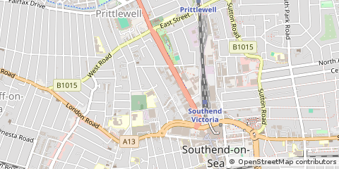 Map of Southend-on-SEA
