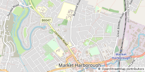 Map of Market Harborough
